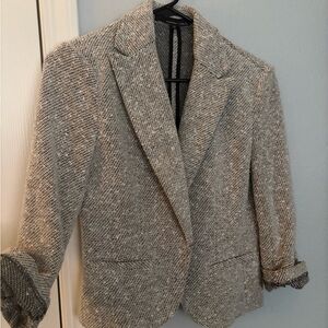 Amanda & Chelsea Scrunched Sleeve Ponte Blazer